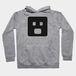 fear emoji with minimal art style Hoodie